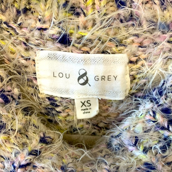 Lou & Grey Plush knit sweater, mixed pattern, oversized - Picture 3 of 4